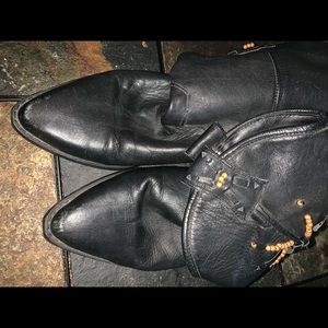 Beaded cowboy boots by Mister shoes.